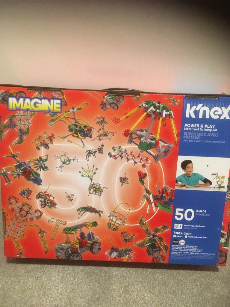 KNEX Power and Play 50 Model Motorised Building set Brand New in Box