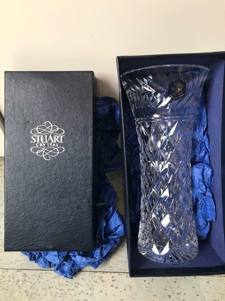 image for Brand New Stuart Crystal Vase