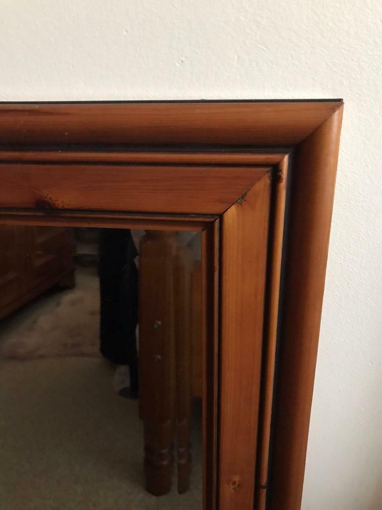 Pine mirror