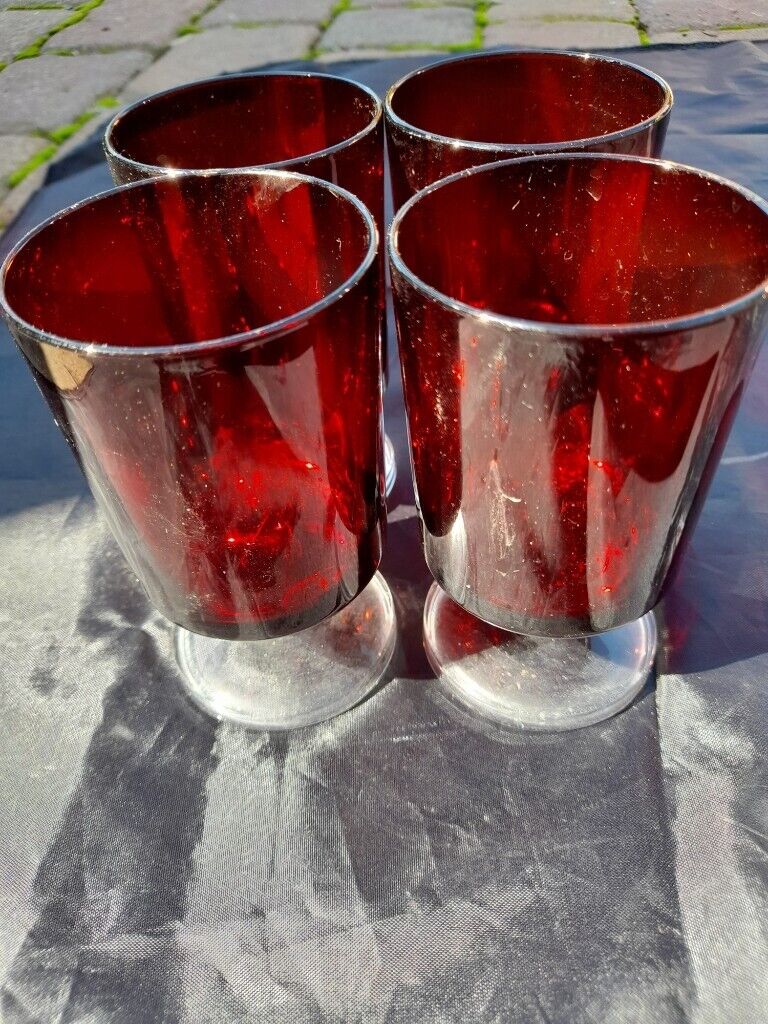 image for Red Display Glasses X 4