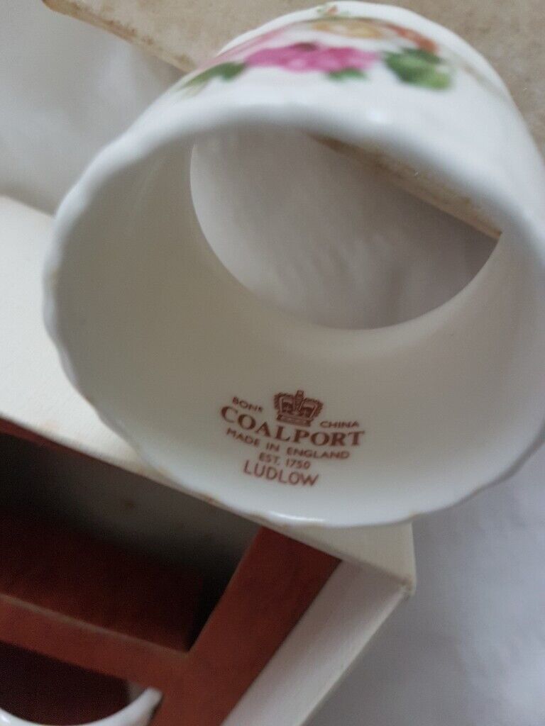 Coalport napkin rings 