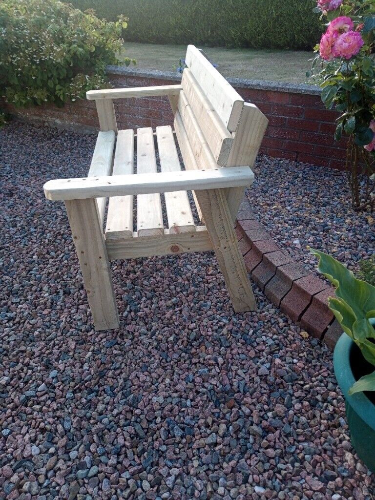 4ft Summer Seat / Garden bench. Quality wooden garden furniture.