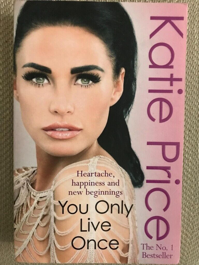 image for Katie Price autographed book - You Only Live Once, in excellent condition.