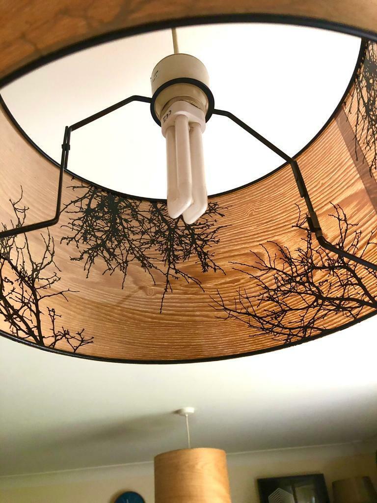 Pair of John Lewis ceiling light / lamp shade £60
