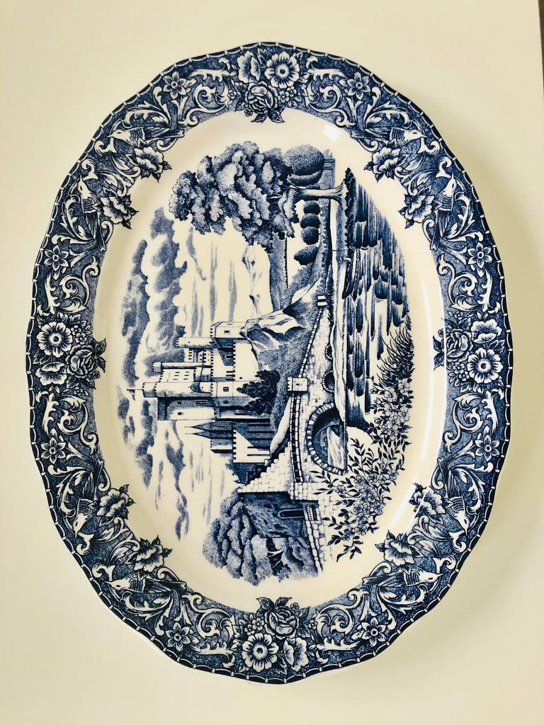image for Vintage Oval Serving Platter
