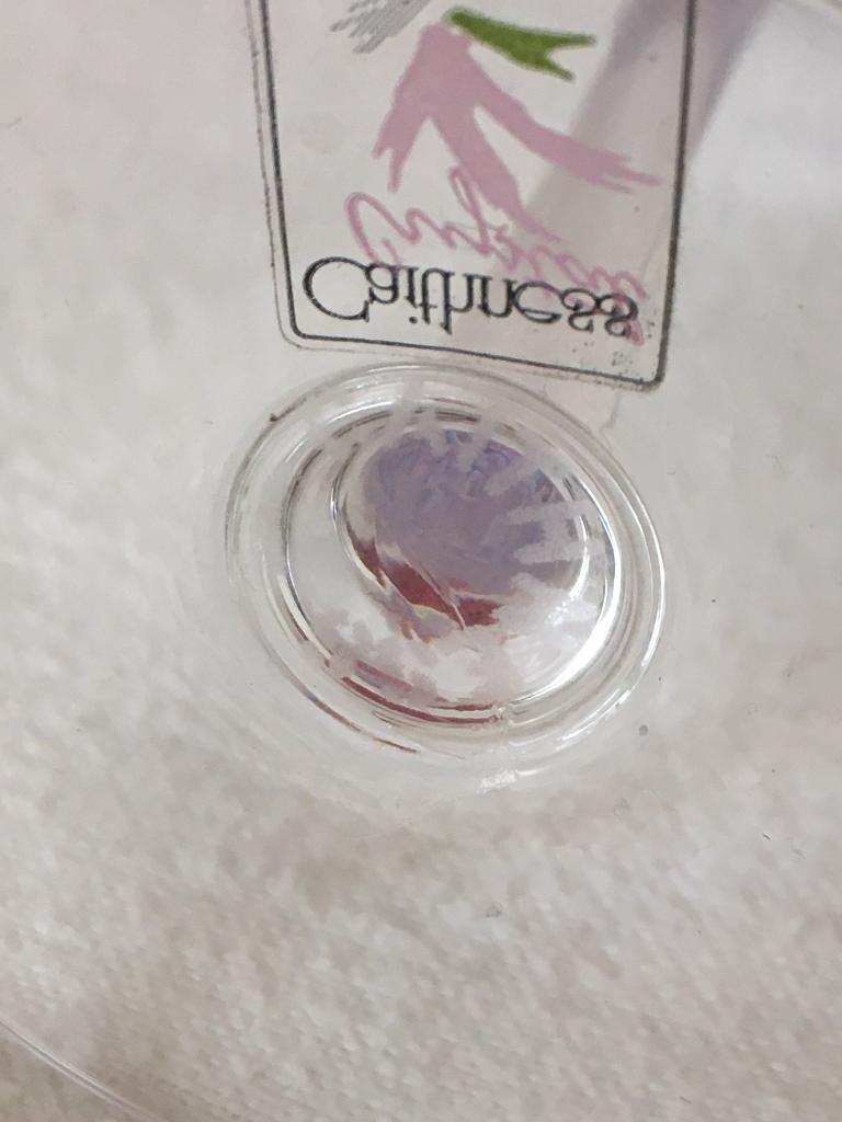 Caithness Studio Glass Handmade Lead Crystal Candle Holder