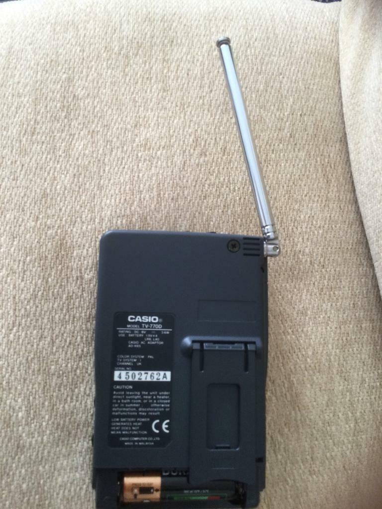 Casio Colour TV-770 (analogue)