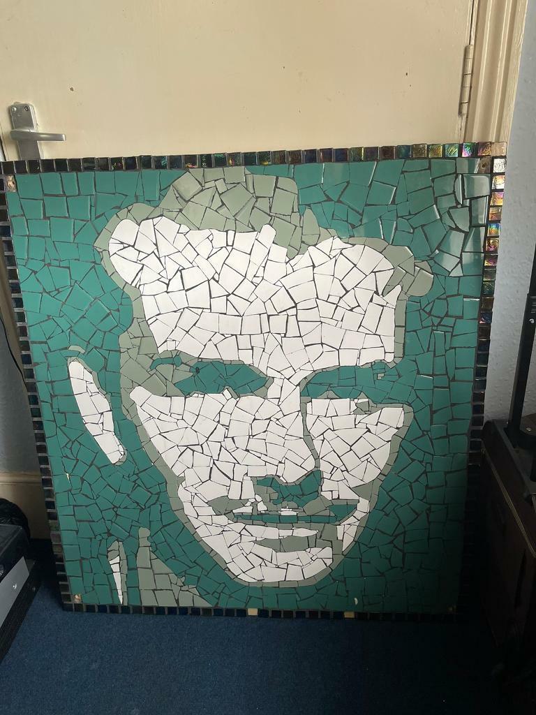 MOSAIC- DAVID BECKHAM , JENIFER LOPEZ  and full door size