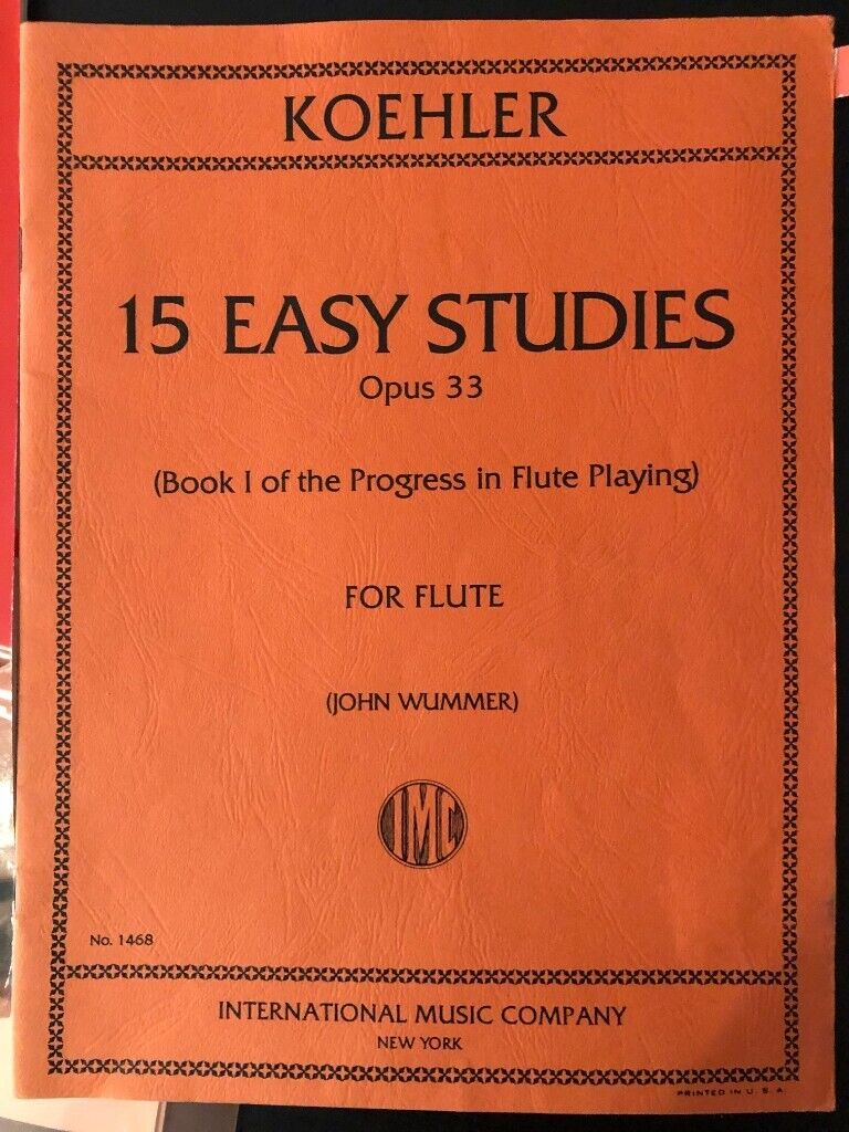 Flute 15 Easy studies