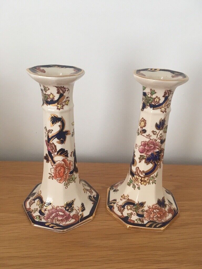  Some Rare Items - 14 Masons Ironstone Pieces - Blue Mandalay