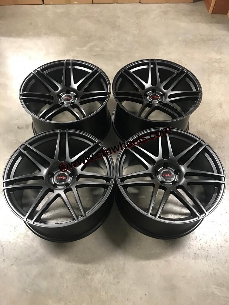 22″ Inch STROM STR3 BMW X5 X6 X7 Wheels 5x120 74.1 E70 E71 F15 F16 E53  