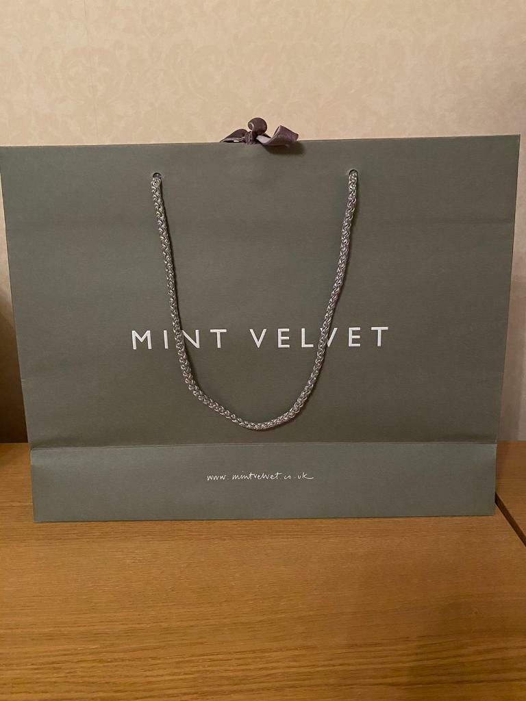 Mint Velvet large gift bag 