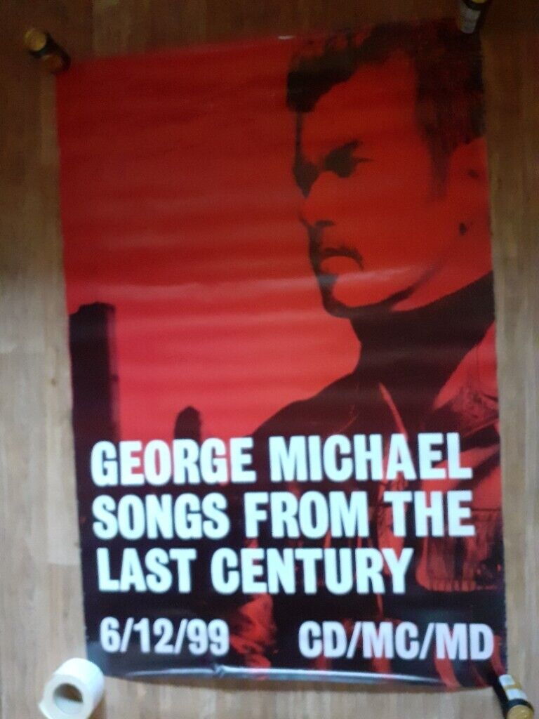 image for George Michael rare promo poster songs