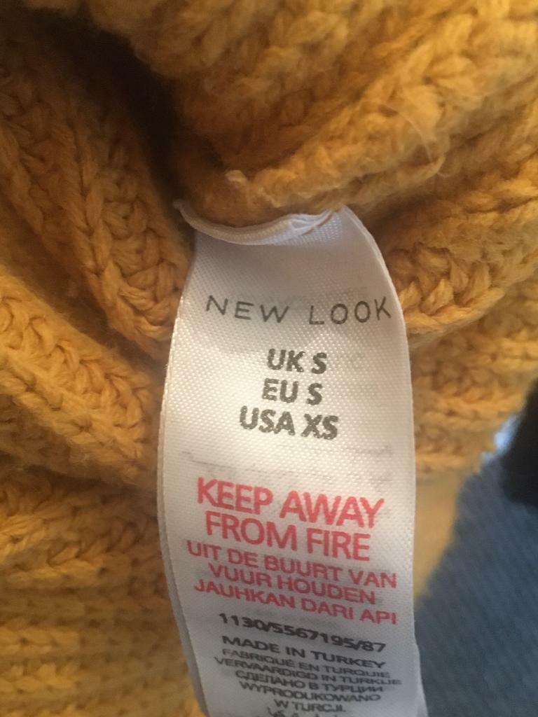 Lovely mustard colour knitted jumper