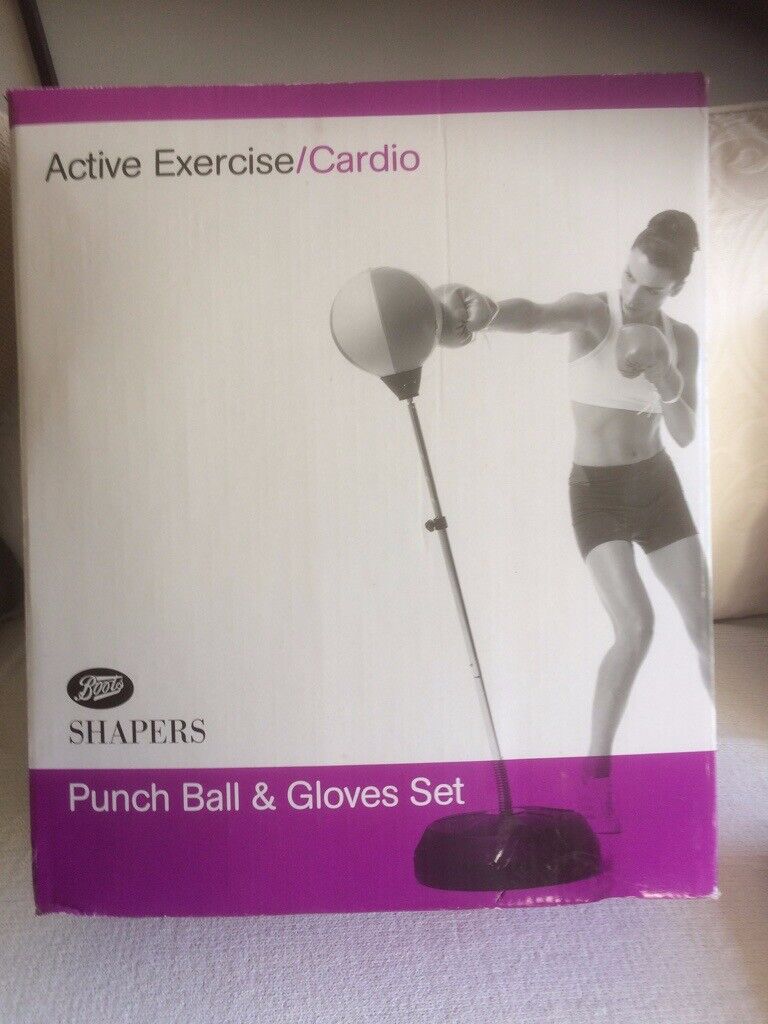 New Punch Ball Complete with boxing Gloves