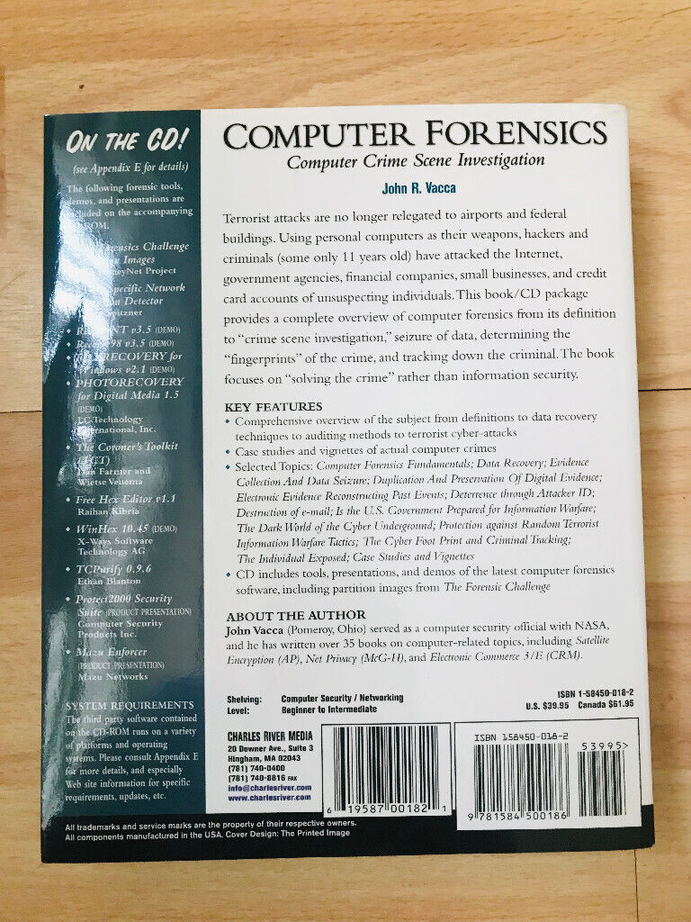 Computer Forensics: Computer Crime Scene Investigation - John R. Vacca