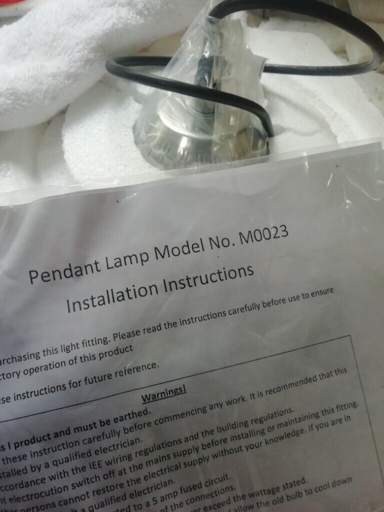light pendent glass
