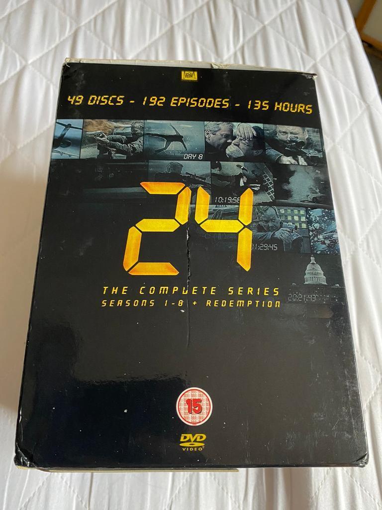 24 The Complete Series: Seasons 1-8 + Redemption DVDs Boxset