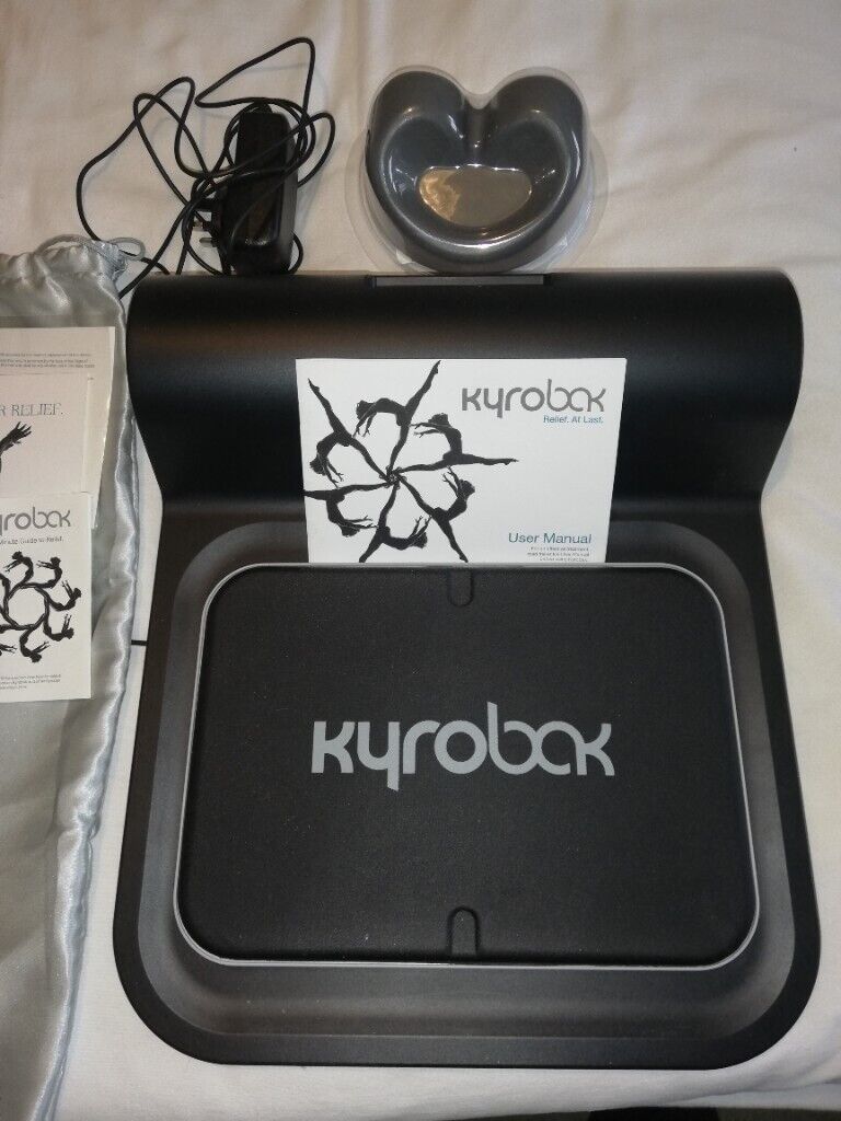 Kyrobak chiropractic back massager with bag and accessories, never used