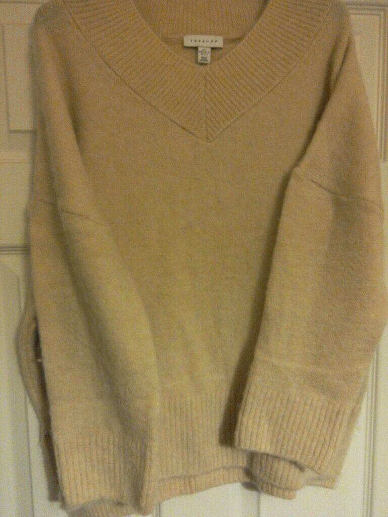 Gorgeous brand new Top Shop Ivory Brushed Longline knitted Jumpers small & medium £30 each one