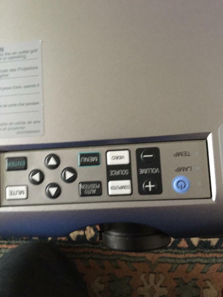 Saville TX1200 projector with remote control 