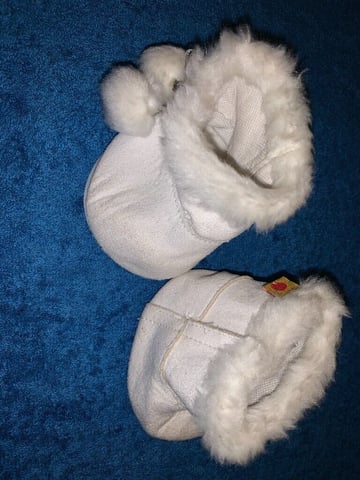 BABW Build A Bear White Winter Boots IP1 in Ipswich, Suffolk