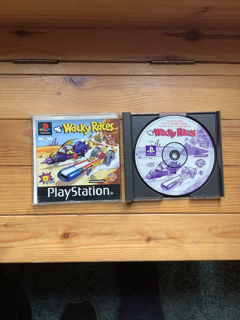 PlayStation one game wacky races 