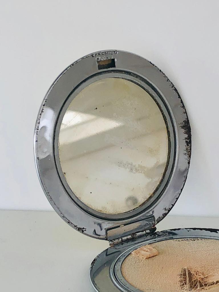 Art Deco Mirror/Powder Compact