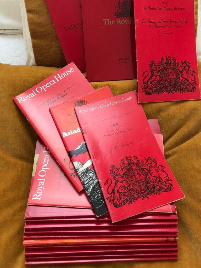 Royal Opera House Programmes-  opera & ballet