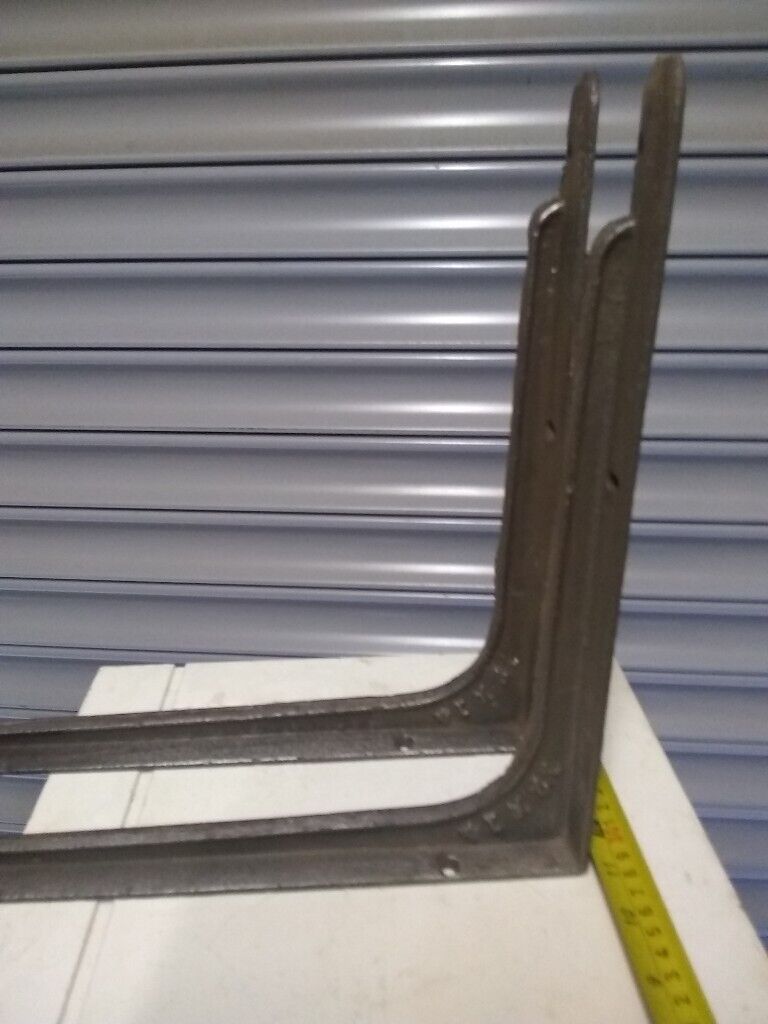 image for Vintage cast iron wall brackets