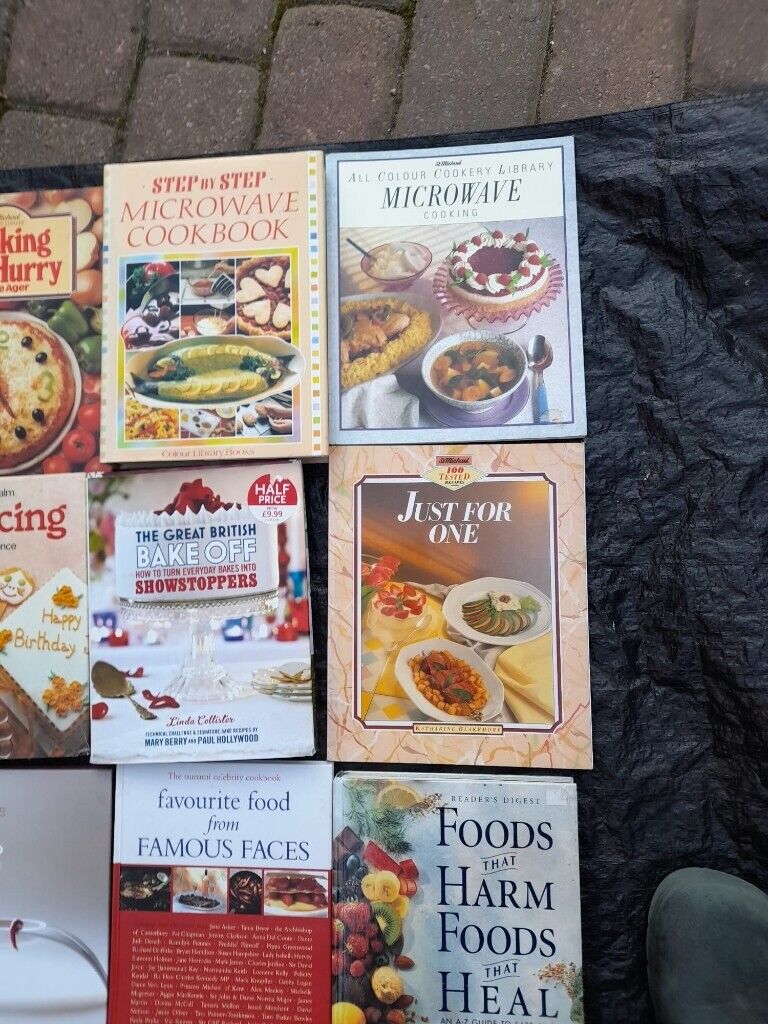 Job Lot Modern Cookbooks Etc x 23