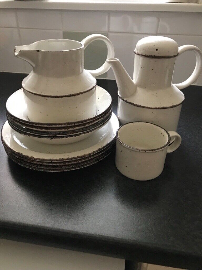 image for Midwinter/ Stonehenge oven-to-tableware. Coffee pot+ Milk jug+ cup