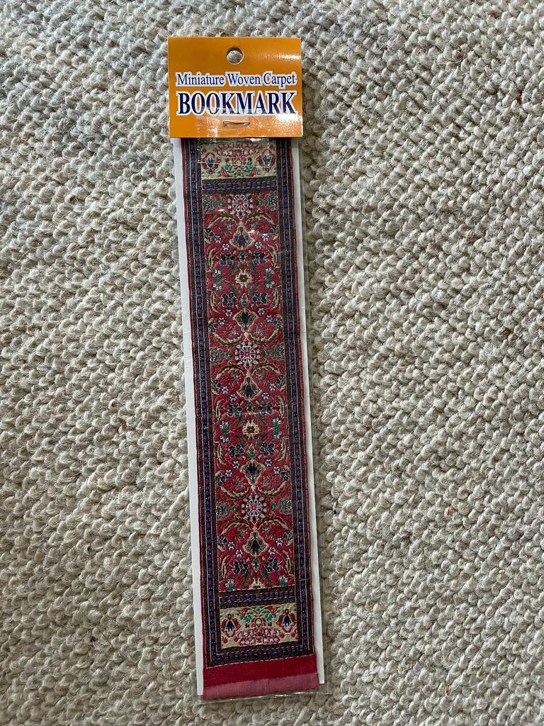 Turkish rug runner book mark