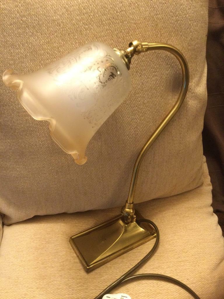Period Brass Table Lamp
