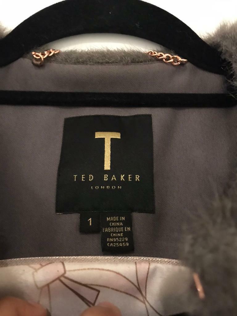 TED BAKE FAUR FUR GILET RRP 199