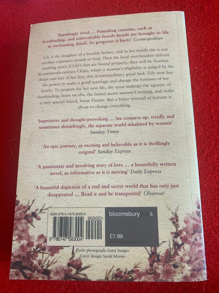 SNOW FLOWER AND THE SECRET FAN BY LISA SEE