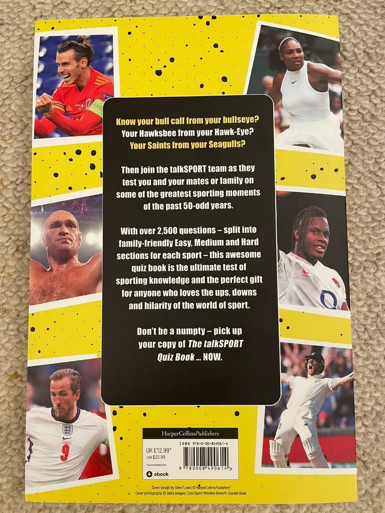 The Talksport Quiz book compiled by Nathan Joyce