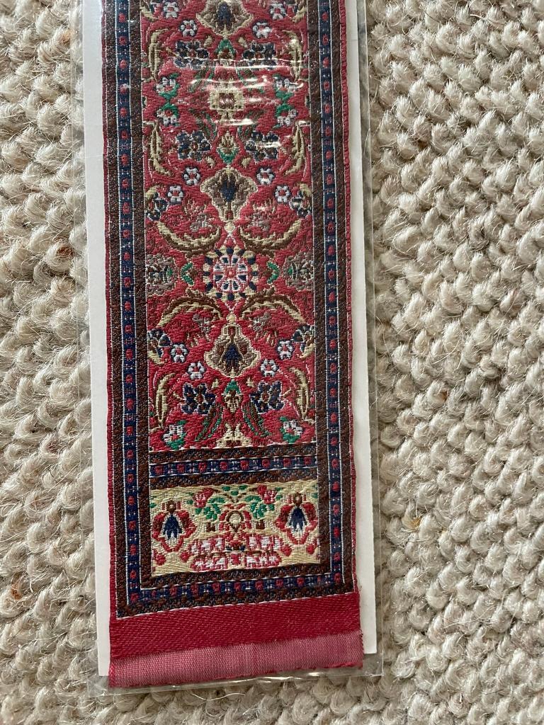 Turkish rug runner book mark