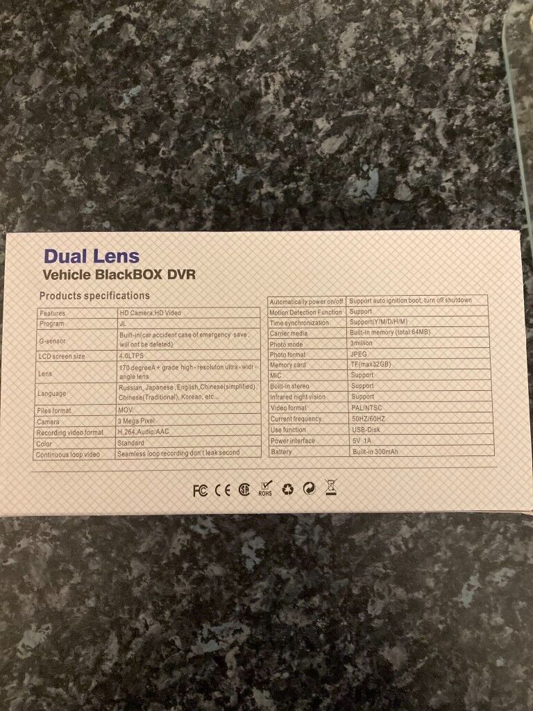 Dash Camera for car