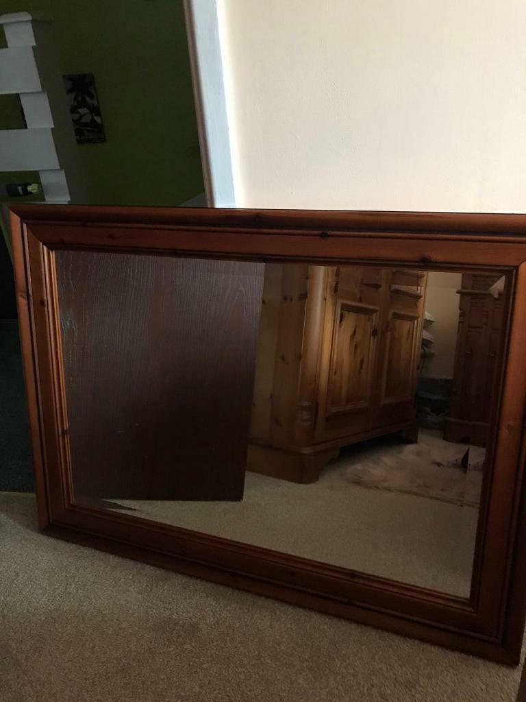 Pine mirror