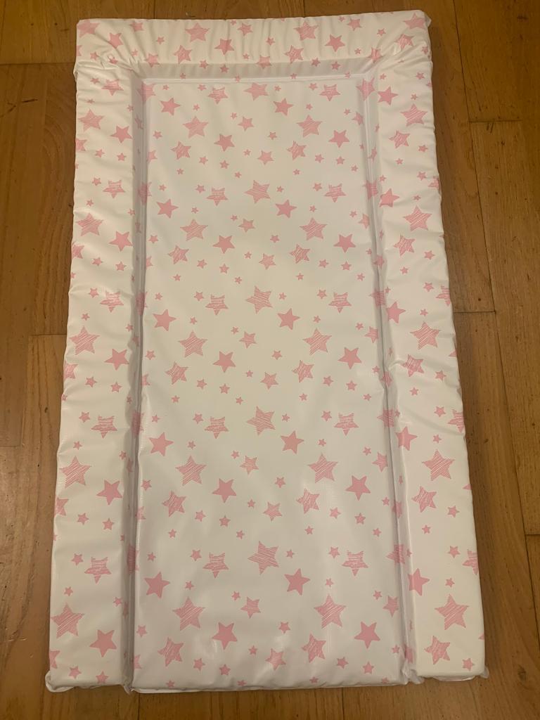 Pink star changing mat | in Lymm, Cheshire | Gumtree