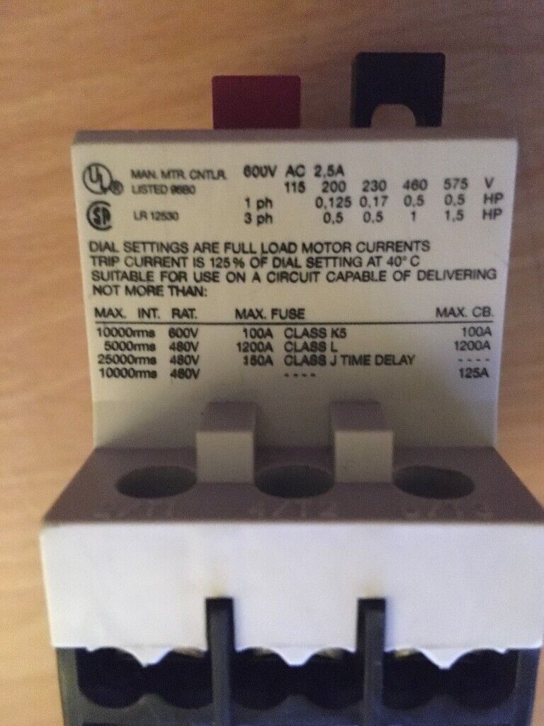 GE - SFK0G Motor protection circuit breaker