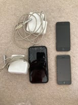Lot of old iphones and macbook chargers (for parts)