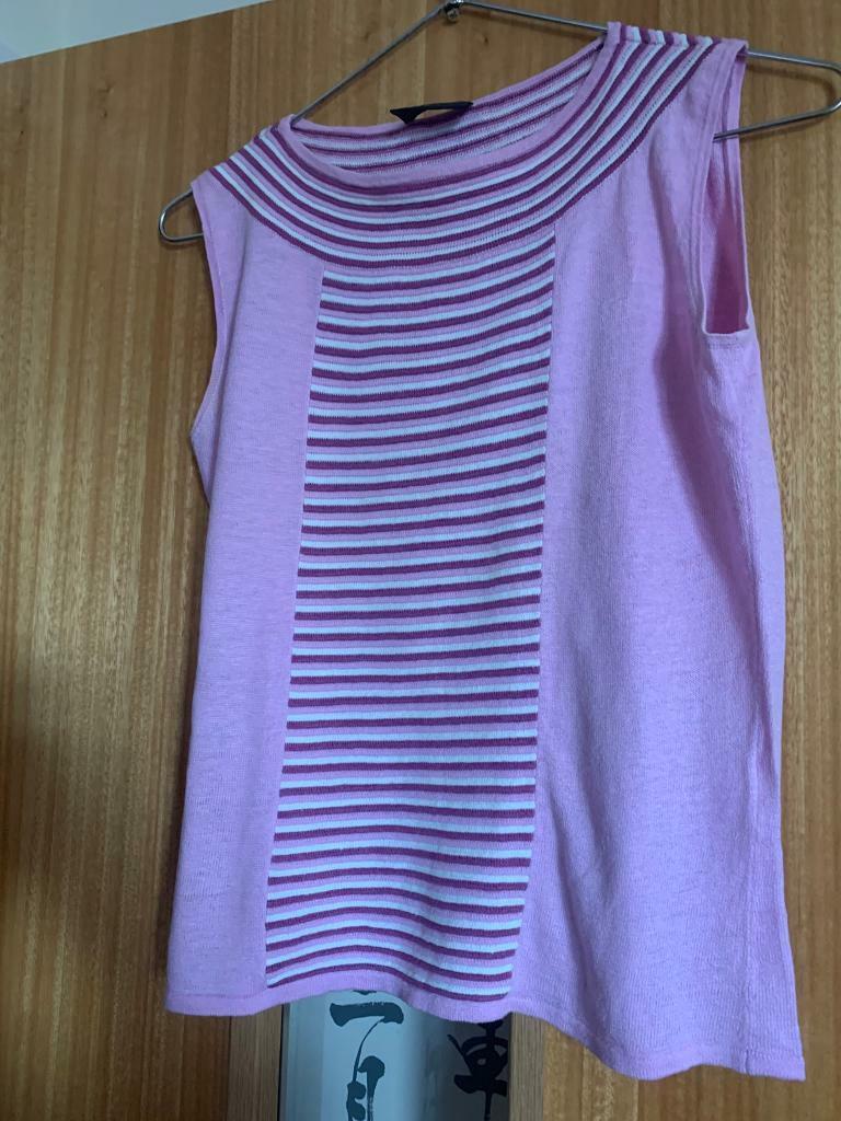 image for ALEX AND CO STRIPED TOP - SIZE 8 - NEW