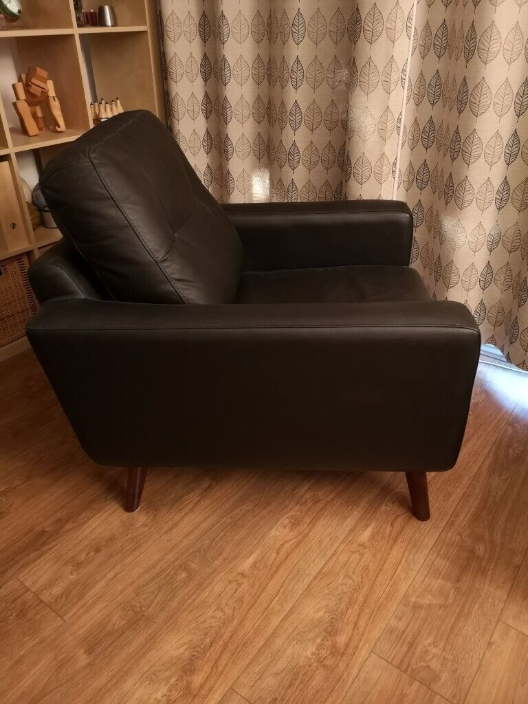John Lewis Barbican II Leather Armchair