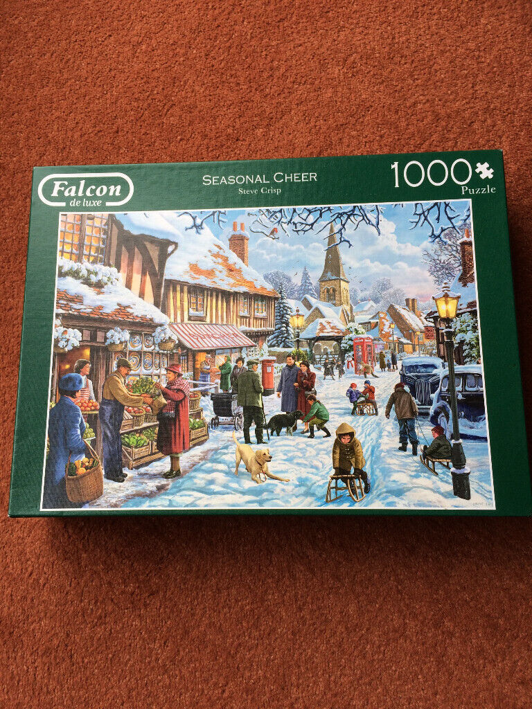 image for FALCON DE LUXE 1000 PIECE JIGSAW PUZZLE-SEASONAL CHEER