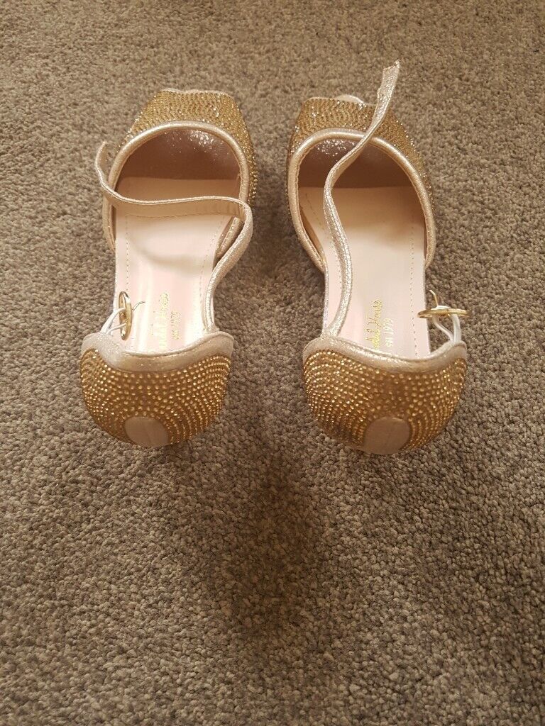 Gold sandals 