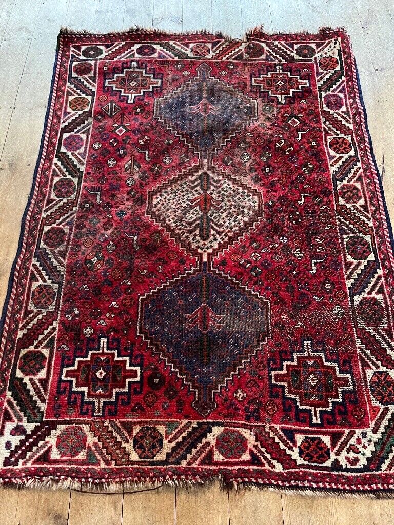 image for PERSIAN HANDWOVEN SHRIAZ WOOL  RUG