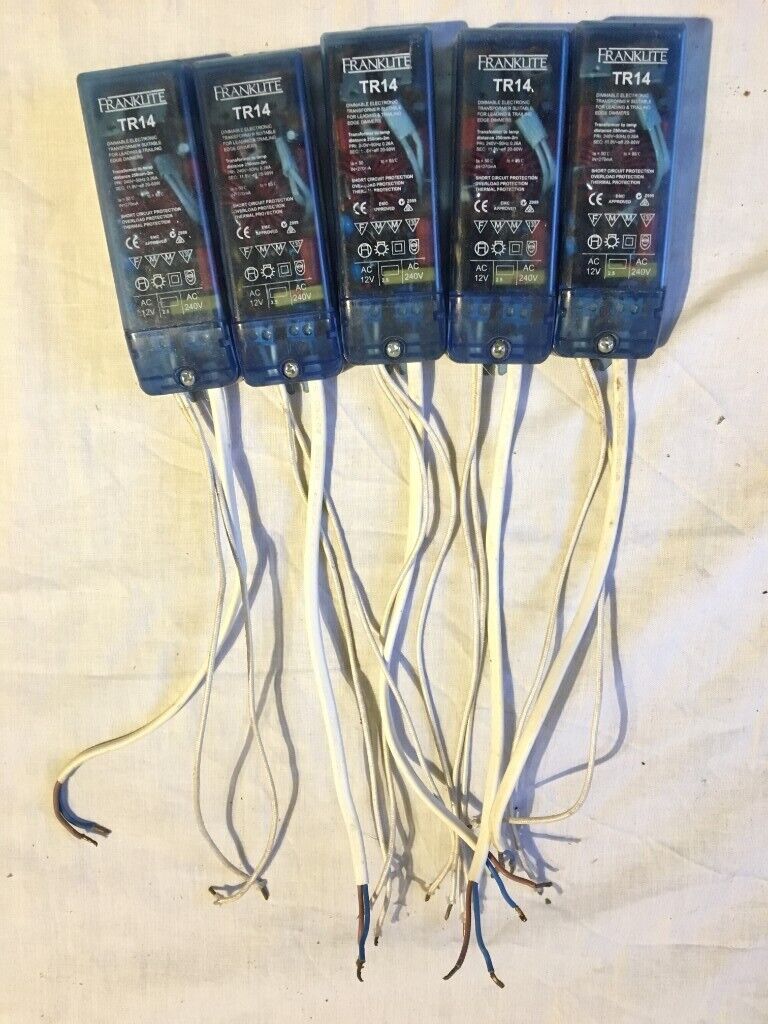 image for 5 x Franklite Lighting transformers TR14 AC12V/240V
