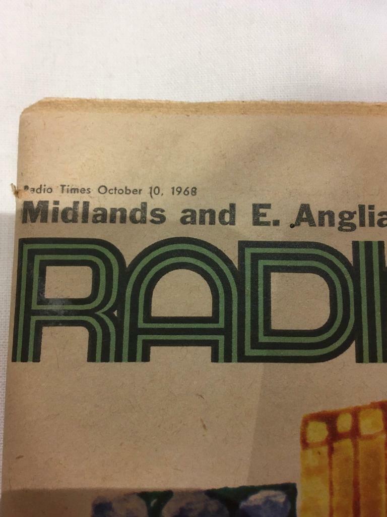 Vintage Olympic edition of Radio Times 1968